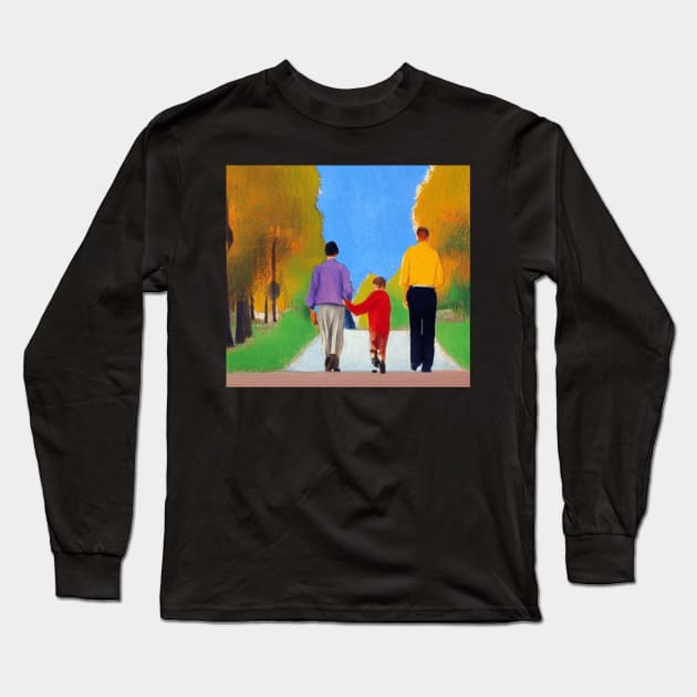 Walk Together Wanderlust Long Sleeve T-Shirt by WalkTogether